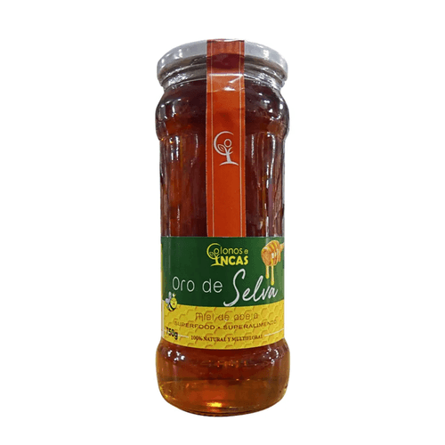 COLONOS E INCAS ORO DE SELVA MIEL DE ABEJA 750G