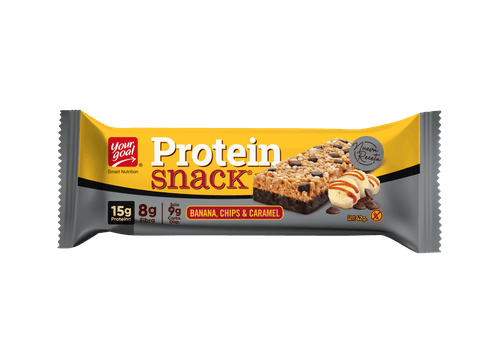 YOUR GOAL PROTEIN SNACK BANANA CHIPS & CARAMEL 42GR