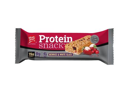 YOUR GOAL PROTEIN SNACK BERRIES & WHITE GLAZE 42GR