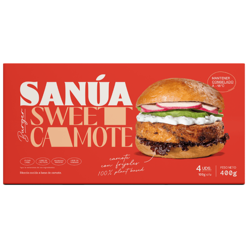 SANUA CAMOTE BURGER X 400G