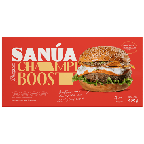 SANUA LENTEJAS BURGER X 400G