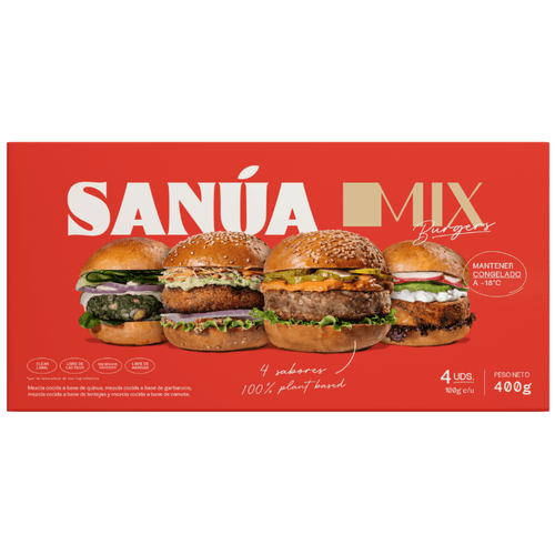 SANUA MIX BURGERS X 400G