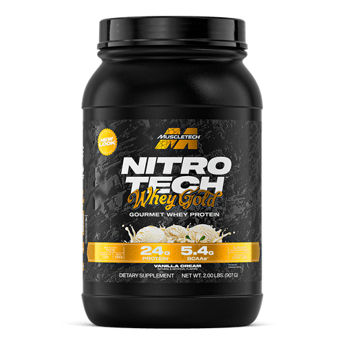 NITRO TECH WHEY GOLD VANILLA CREAM LAB NUTRITION X2LB