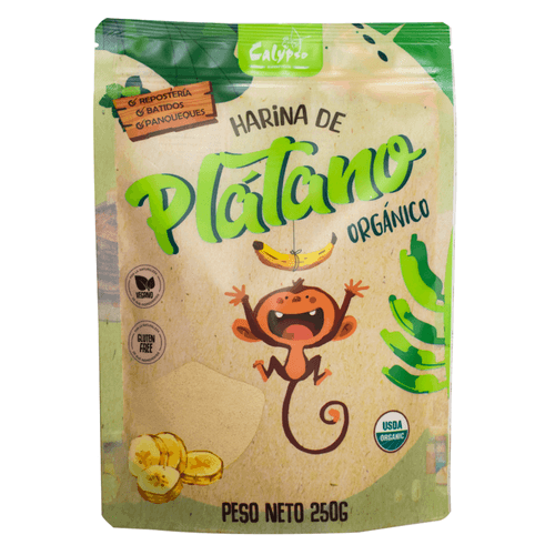 HARINA DE PLATANO ORGANICA CALYPSO 250GR