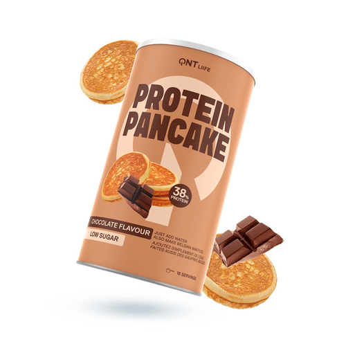 MEZCLA DE PANQUEQUE CON PROTEINA SABOR CHOCOLATE QNT X500G