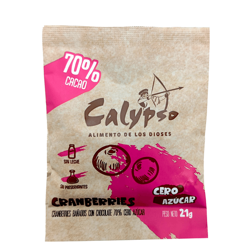 CHOCOCRANBERRIES 70% CACAO CHUNCHO X 21GR