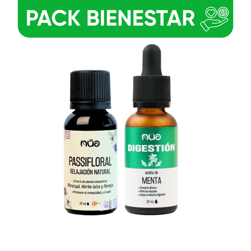 PACK BIENESTAR: DIGESTION MENTA JENGIBRE + PASIFLORAL