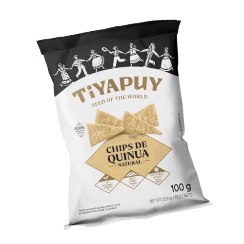 CHIPS DE QUINUA NATURAL TIYAPUY 100GR
