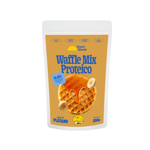 WAFFLE MIX PROTEÍCO BANANA SMART BLENDS X250GR