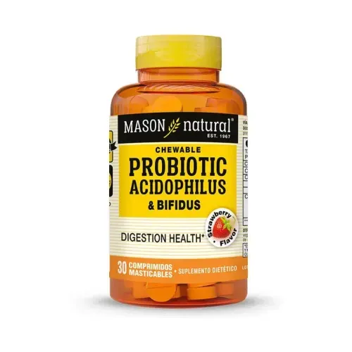 PROBIOTIC ACIDOPHILUS & BIFIDUS MASON X30 CAPS