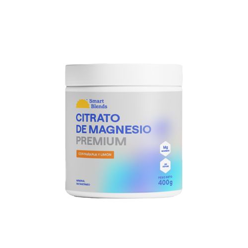 CITRATO DE MAGNESIO CON NARANJA Y LIMON SMART BLENDS X400GR