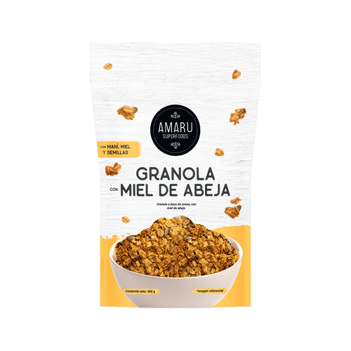 GRANOLA MIEL DE ABEJA AMARU X400G