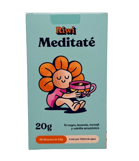 INFUSIÓN MEDITATÉ LAVANDA RIWI X 20GR