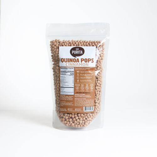 QUINUA POPS CANELA LA PURITA X 200G