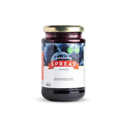 SPREAD MERMELADA DE ARANDANOS X 390GR